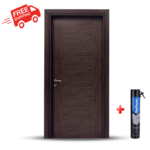 باب خشب داخلي ميلامين كود 418 بني غامق   8090سم