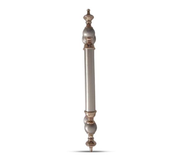 Turkish Twist Sliding Door Handle - Gold / Matte Nickel