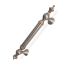 Turkish Twist Sliding Door Handle - Gold / Matte Nickel