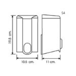 Vially Transparent liquid Soap Dispenser S 4vialli   1000 Ml