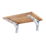 ShabanastoresWall Mounted Folding Shelf Brackets 25 Cm White1 Shabana Stores شبانة ستورز Wall Mounted Folding Shelf Brackets 25 Cm White
