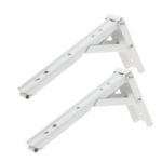 حامل رف سوستة 25 سم | ابيض