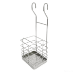 Barry 5 Stainless Steel Spoons Holder   Chrome