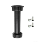 طقم أرجل بلاستيك اسود   15 سم