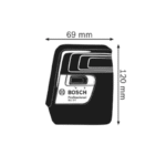 Bosch Gll 3 X Line Laser 3 Level  15 M