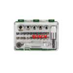 بوش طقم لقم و سنون مفكات + ادابتر   27 قطعة