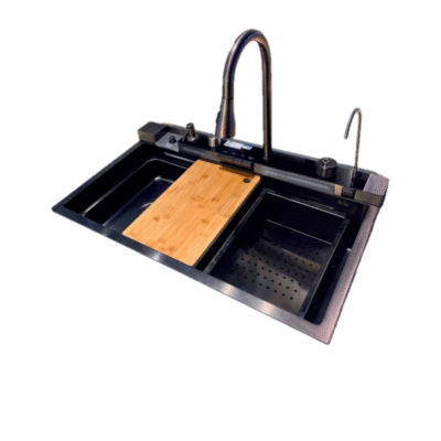 بيورتي حوض مطبخ سمارت ستانلس ديجيتال كوري  48 × 75 سم