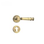 Shabana Stores Doganlar Turkey Door Handle Set With Cylinder 4 Pcs Oxide New