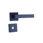 Shabana Stores Sicuro Door Handle Set With Cylinder 4 Pcs Black New