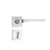Rosette Door Handle Set Sicuro Sery  Nickel Matt  Fh2851r06cn201