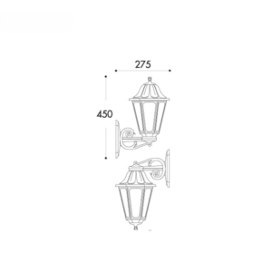 Shabana Stores Swedish Side Lantern Ana Transparent 4 New