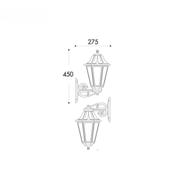 Shabana Stores Swedish Side Lantern Ana Transparent 4 New