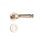 Shabana Stores Doganlar Door Handle Set With Cylinder 4 Pcs Gold Matt Gold New