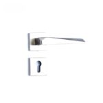 Shabana Stores Doganlar Door Handle Set With Cylinder 4 Pcs Nickel Matt 242 New