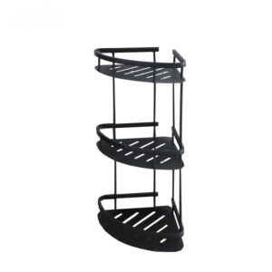 Shabana Stores Stainless Steel Bathroom Corner 3 Floors Black New