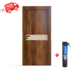 باري وود باب خشب داخلي ميلامين كود Mp 117  بني