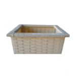 باسكت رتان 30x40   بيج